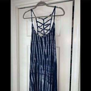 Tie dye blue and white dress​​​​